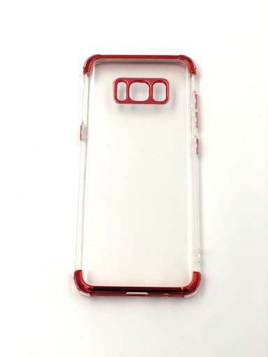 Extra tåligt design TPU | färgade kanter Samsung S8+ - Svart