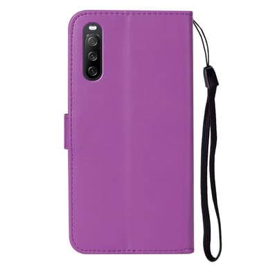 SKALO Sony Xperia 10 V Plånboksfodral i PU-Läder - Lila
