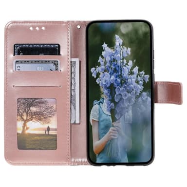 SKALO Sony Xperia 5 IV 5G Mandala Plånboksfodral - Roséguld