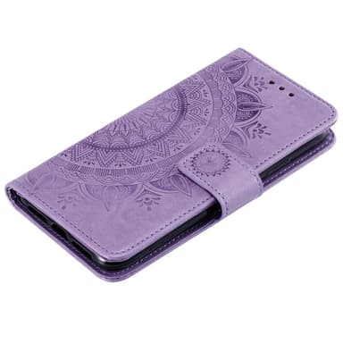 SKALO OnePlus 10T 5G Mandala Plånboksfodral - Lila