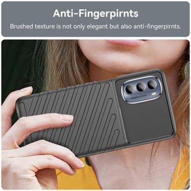 SKALO Motorola Moto G62 5G Armor Thunder Skal - Svart