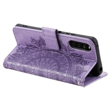 SKALO Sony Xperia 10 V Mandala Plånboksfodral - Lila