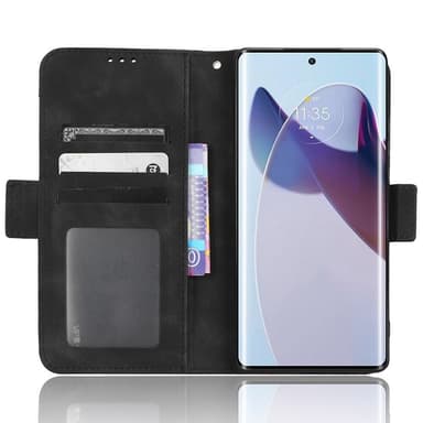 SKALO Motorola Edge 30 Ultra 5G 6-FACK Plånboksfodral - Svart