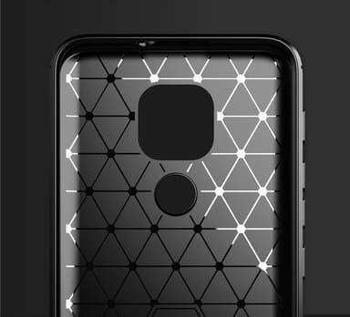 Stöttåligt Armor Carbon TPU-skal Moto G9 Play / Moto E7 Plus - Blå