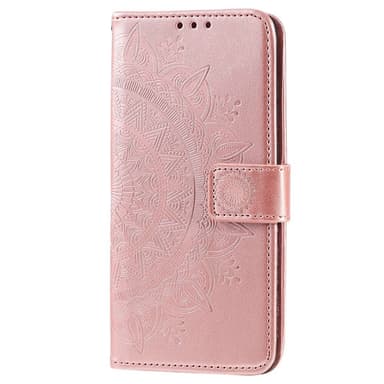 SKALO OnePlus 10T 5G Mandala Plånboksfodral - Roséguld