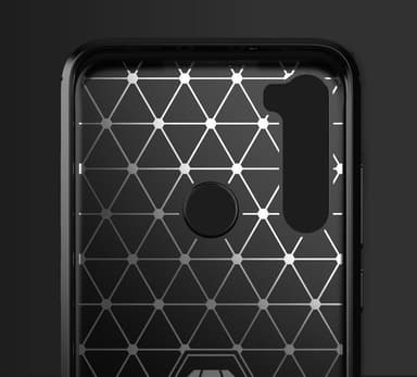 Stöttåligt Armor Carbon TPU-skal Xiaomi Redmi Note 8T - Grå