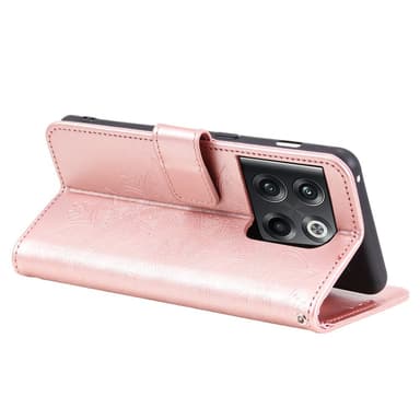 SKALO OnePlus 10T 5G Mandala Plånboksfodral - Roséguld