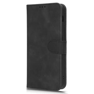 SKALO OnePlus Nord 3 5G / Ace 2V Matt PU-Läder Plånboksfodral - Svart