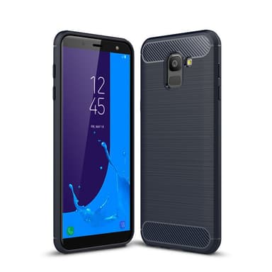 Stöttåligt Armor Carbon TPU-skal Samsung J6 (2018) - Svart