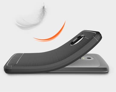 Stöttåligt Armor Carbon TPU-skal Moto G5 Plus - Blå