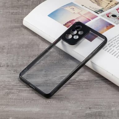 SKALO Samsung A23 5G Transparent TPU Bumper Skal - Svart