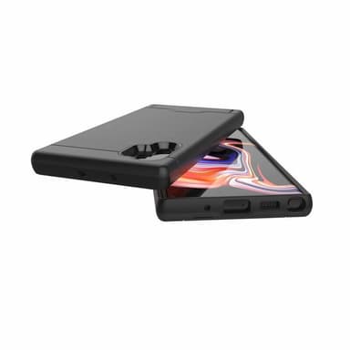 Samsung Note 10 PLUS | Armor skal | Korthållare - Rosa