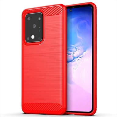 Stöttåligt Armor Carbon TPU-skal Samsung S20 Ultra - fler färger - Blå