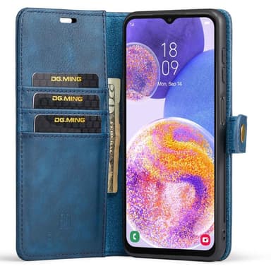 DG MING Samsung A23 5G 2-i-1 Magnet Plånboksfodral - Blå
