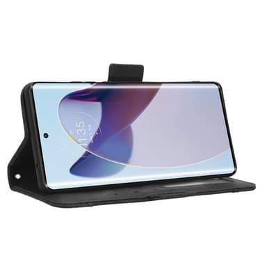 SKALO Motorola Edge 30 Ultra 5G 6-FACK Plånboksfodral - Svart