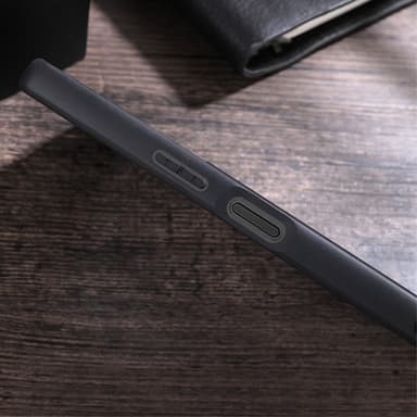SKALO Sony Xperia 10 V PU-Läder Hybrid Magnetring Skal - Svart