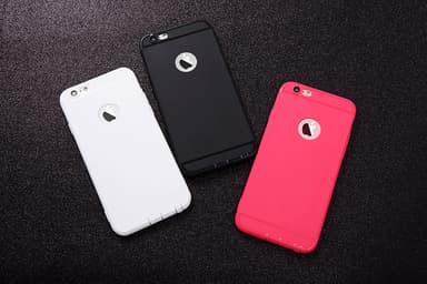 Ultraslim Silikon Skal till iPhone 6/6S - Rosa