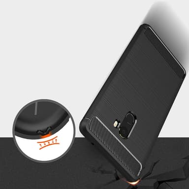 Stöttåligt Armor Carbon TPU-skal Xiaomi Mi Mix 2 - Svart