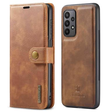 DG MING Samsung A23 5G 2-i-1 Magnet Plånboksfodral - Brun