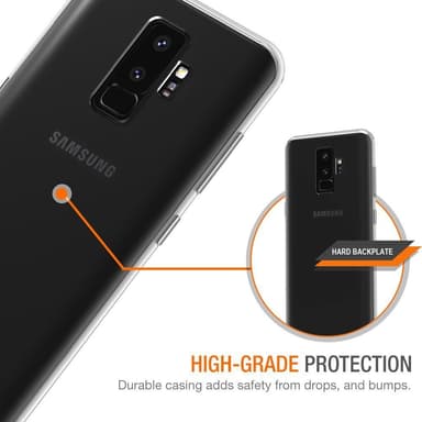Transparent Silikon TPU-Skal till Samsung S9