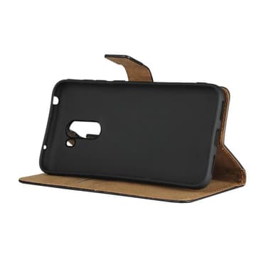 Plånboksfodral Äkta Skinn Xiaomi Pocophone F1 - Ljusrosa