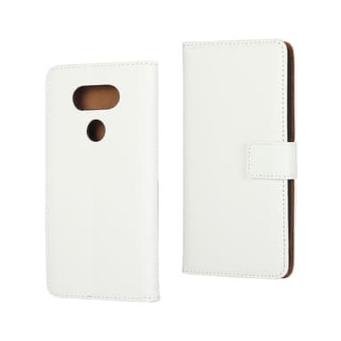 Plånboksfodral Äkta Skinn LG G5 - Svart