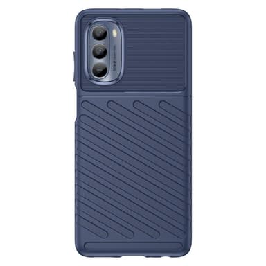SKALO Motorola Moto G62 5G Armor Thunder Skal - Blå