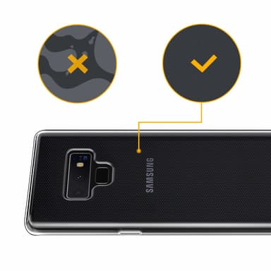Transparent Silikon TPU-Skal till Samsung Note 9