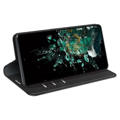 SKALO OnePlus 10T 5G Plånboksfodral i PU-Läder - Svart