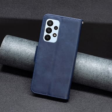 SKALO Samsung A23 5G Plånboksfodral i PU-Läder - Blå