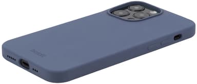 Holdit silikonskal till iPhone 15 Pro (blått)