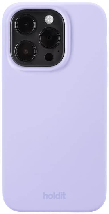 Holdit silikonskal till iPhone 15 Pro (lila)