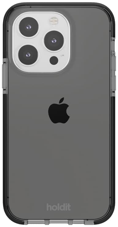 Holdit Seethru iPhone 15 Pro skal (svart)
