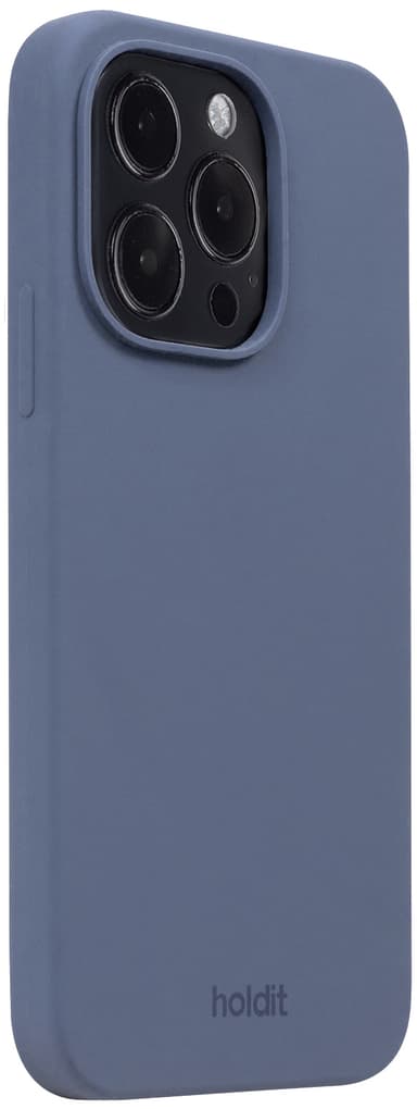 Holdit silikonskal till iPhone 15 Pro (blått)