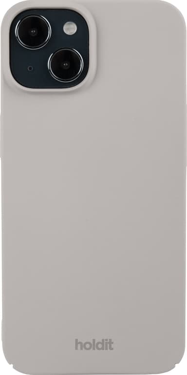 Holdit Slim Case iPhone 15 skal (grå)