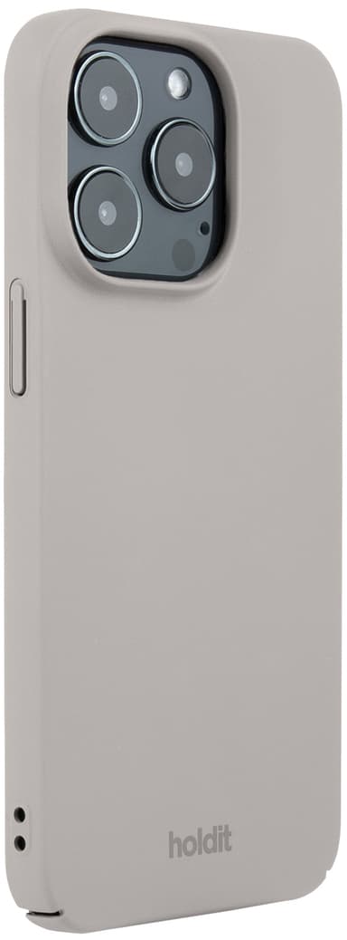Holdit Slim Case iPhone 15 Pro skal (grå)