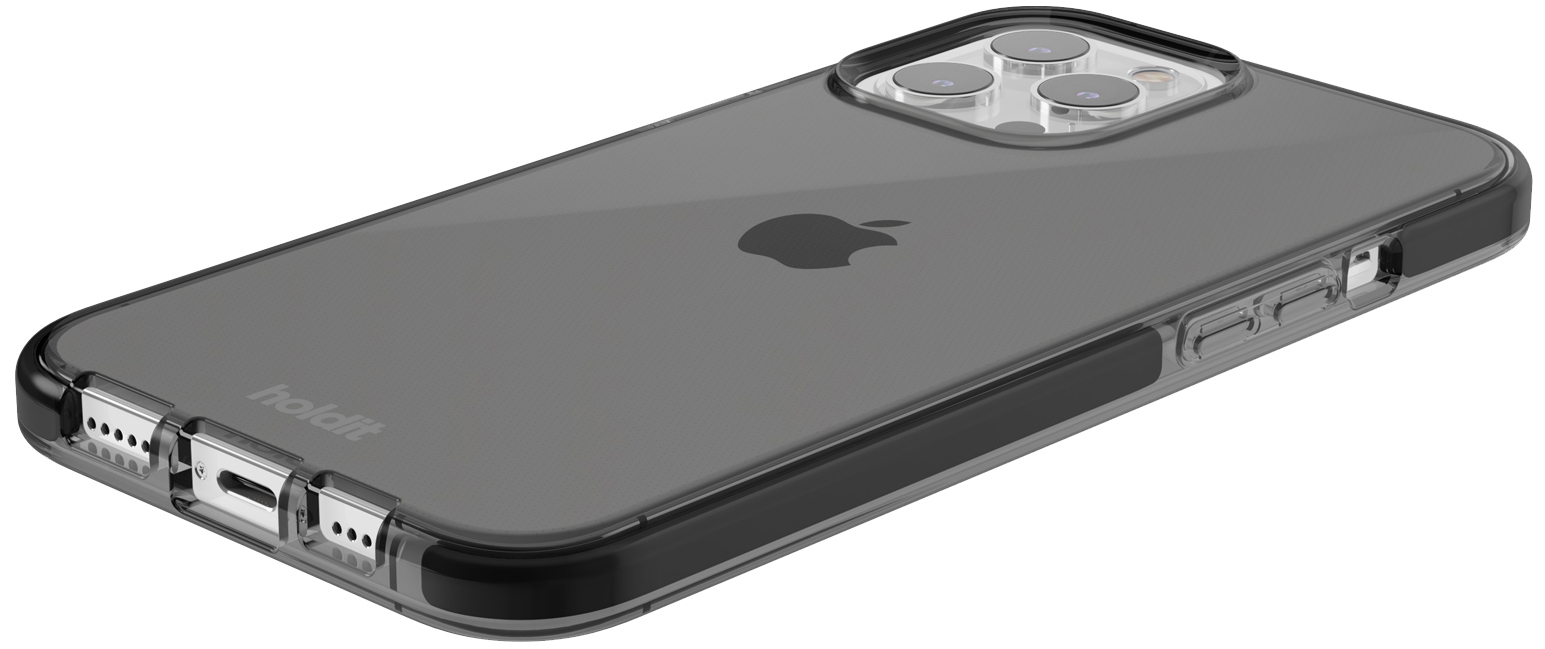 Holdit Seethru iPhone 15 Pro Max skal (svart)