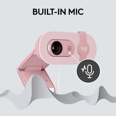 Logitech Brio 100 FullHD webbkamera (Rose)