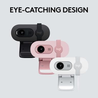 Logitech Brio 100 FullHD webbkamera (Rose)