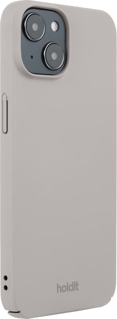 Holdit Slim Case iPhone 15 skal (grå)