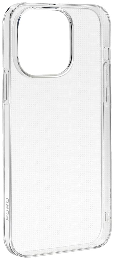 Puro 0.3 Nude iPhone 15 Pro fodral (genomskinligt)