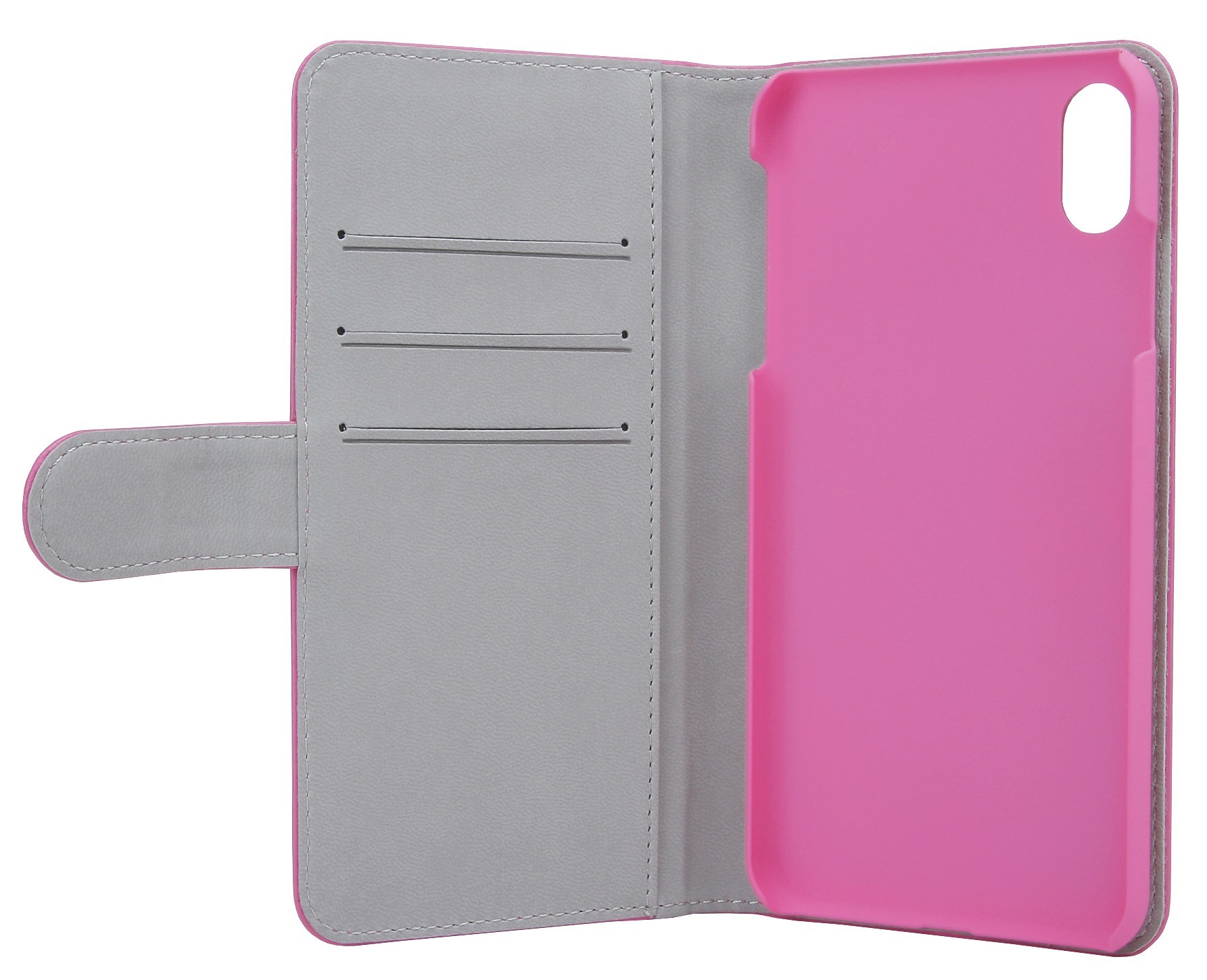 Gear iPhone Xs Max 6.5 plånboksfodral (rosa)