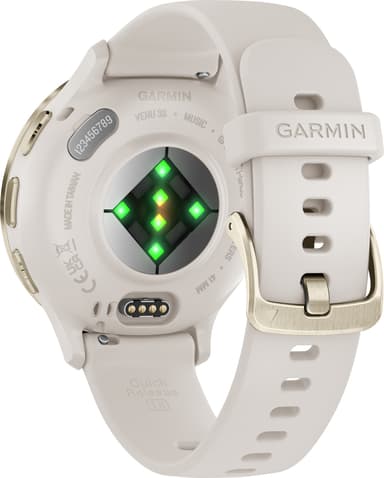 Garmin Venu 3S smartwatch (elfenben)