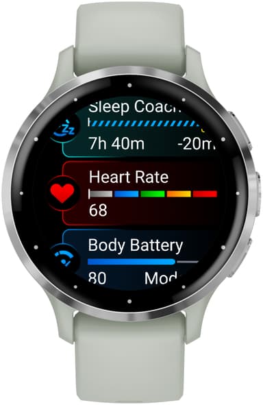 Garmin Venu 3S smartwatch (grågrön)