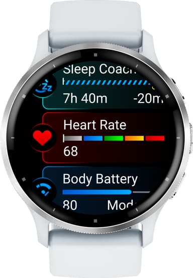 Garmin Venu 3 smartwatch (vit)