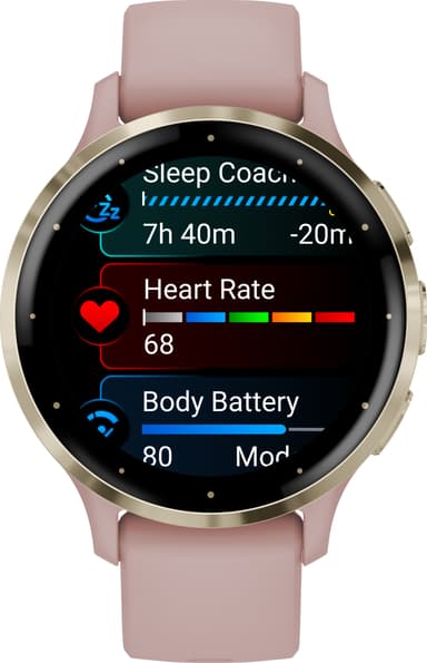 Garmin Venu 3S smartwatch (rosa)