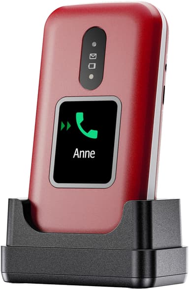 Doro 2881 mobiltelefon (röd)