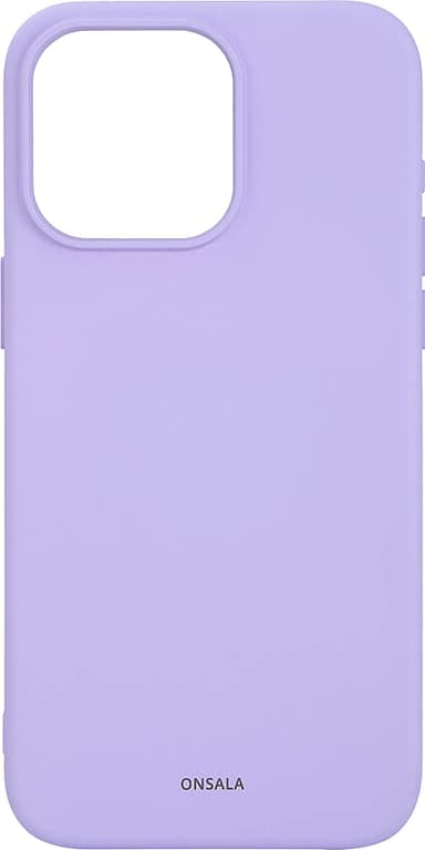 Onsala iPhone 15 Pro Max silikonskal (lila)