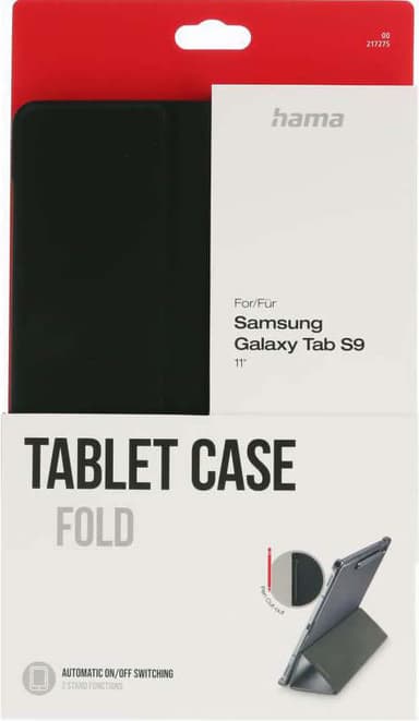 Hama skal till surfplatta Galaxy Tab S9 (svart)