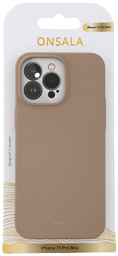Onsala iPhone 15 Pro Max Sand Burst fodral (beige)
